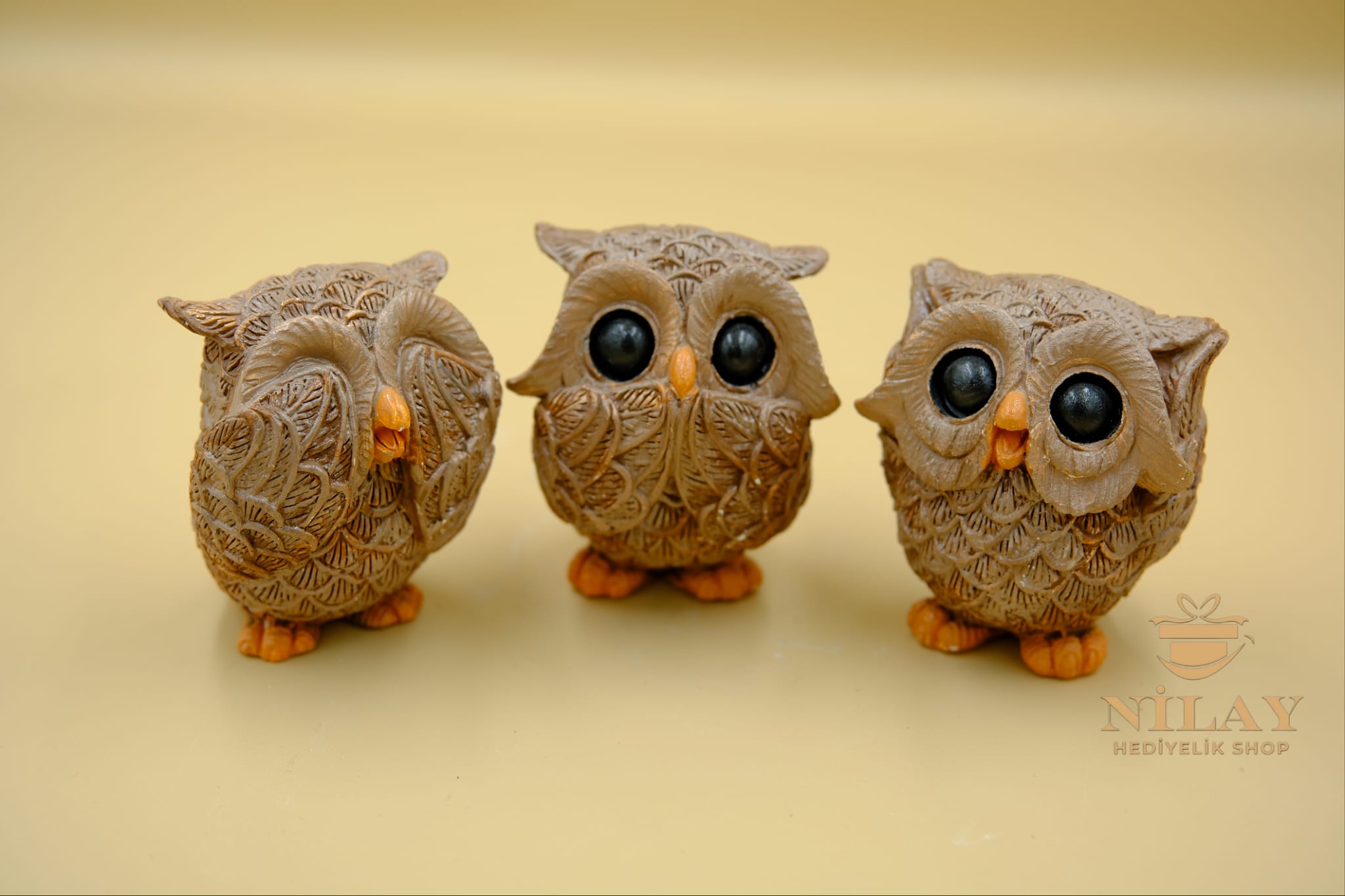 Üçlü Baykuş Set